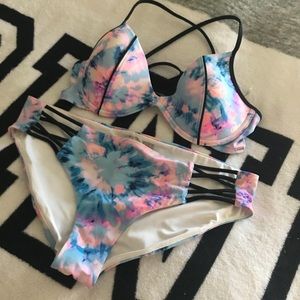 VS PINK WATERCOLOR BIKINI